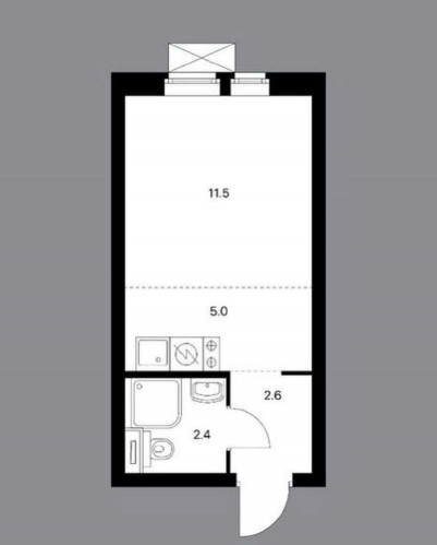 Квартира 22 м²