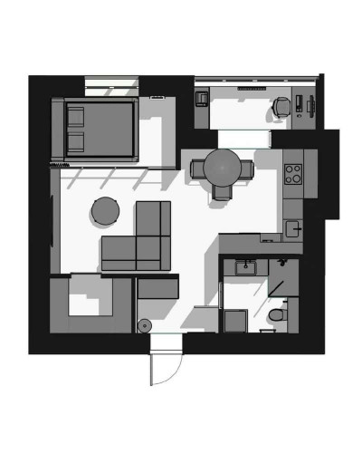 Квартира 47 м²