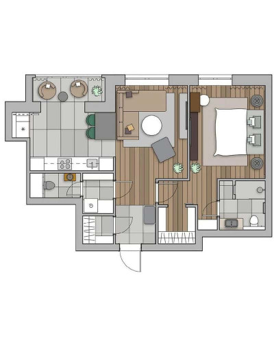 Квартира 62 м²